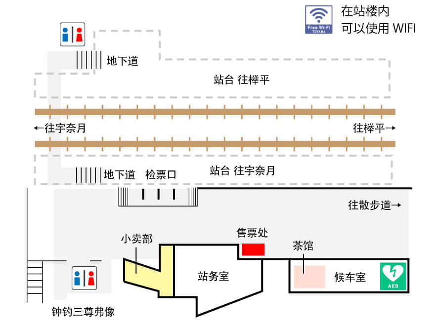 鐘釣駅