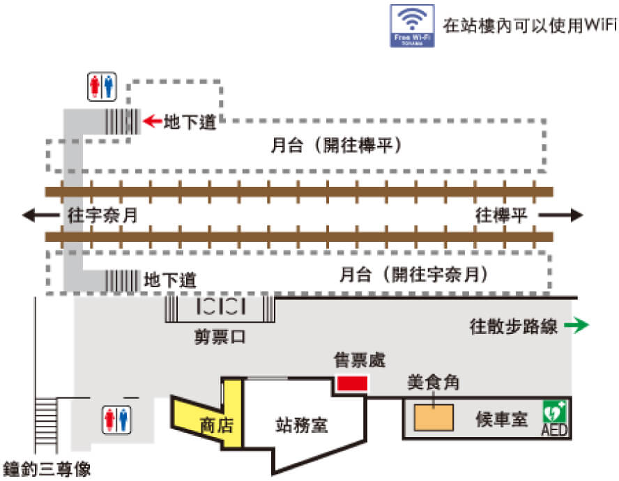 鐘釣駅